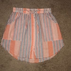 Honey Punch striped skirt